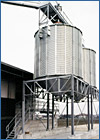 A Tecnograin example of grain storage silos