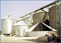Grain storage silos installations: Bologna